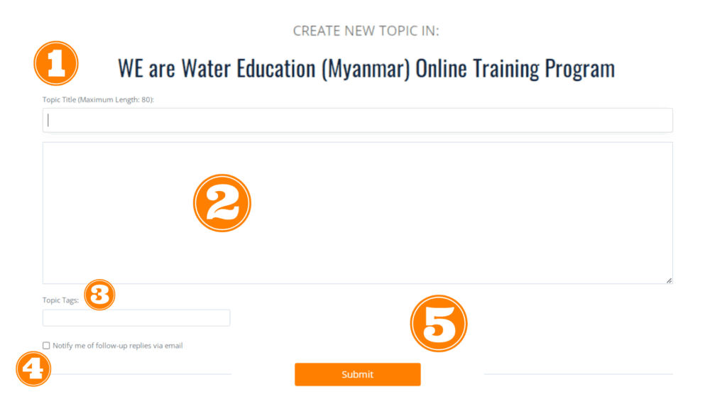 Asia Water Academy new discussion topic
